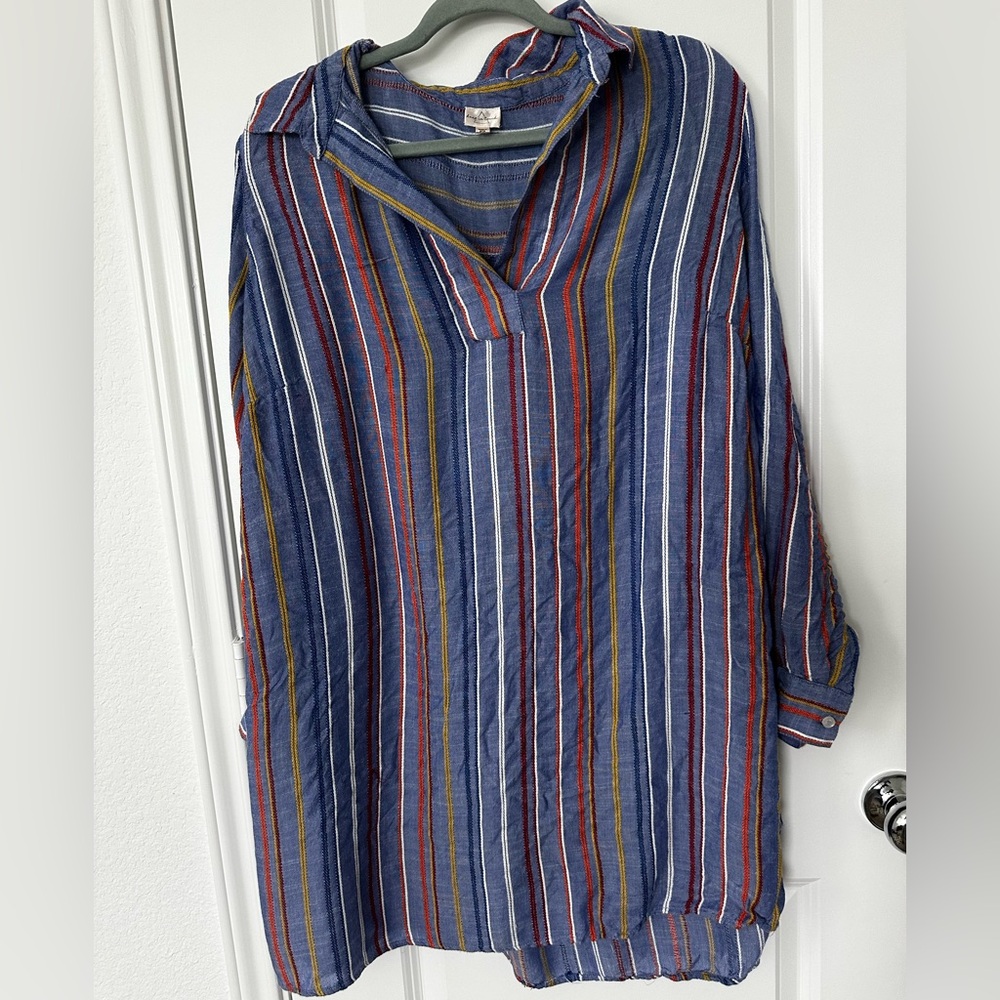 Keep in touch Longsleeve Striped Tunic